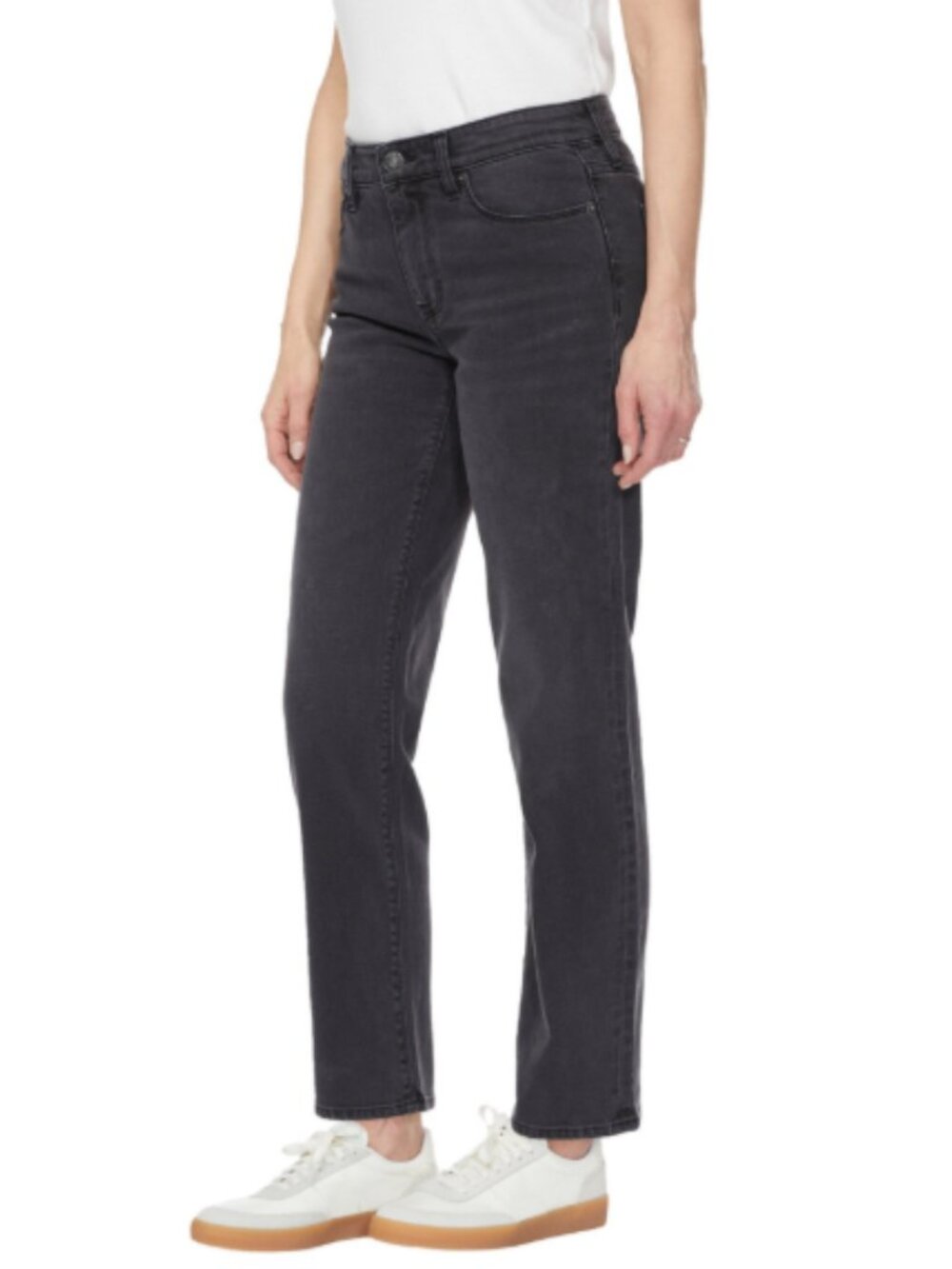 Hudson Women's Straight Leg Jean Black - Picture 2 of 5